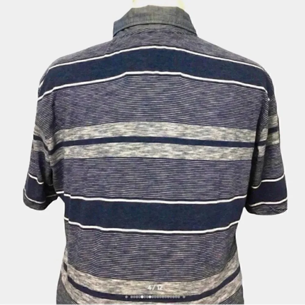 Banana Republic Vintage Bold Stripe NavyStar in Navy Blue/White Men’s Large